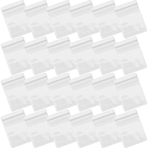 100 Pieces Transparent PVC Jewelry Storage Pouches (1/5)