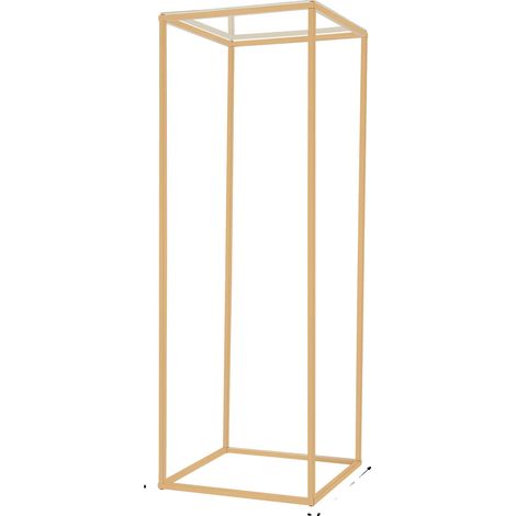 Hochzeitsblumenständer, elegantes Design, langlebige Konstruktion, Gold (1/2)