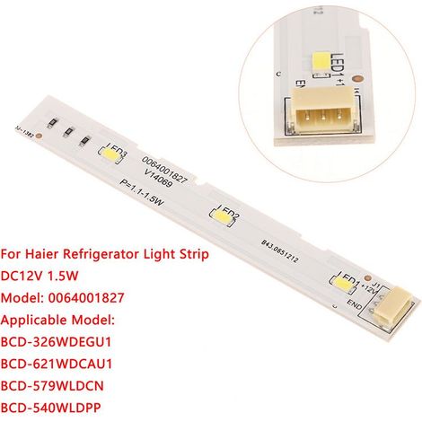 0064001827 Réfrigérateur Haier côte à côte BCD-575WDBI Ampoule LED pour réfrigérateur (1/5)