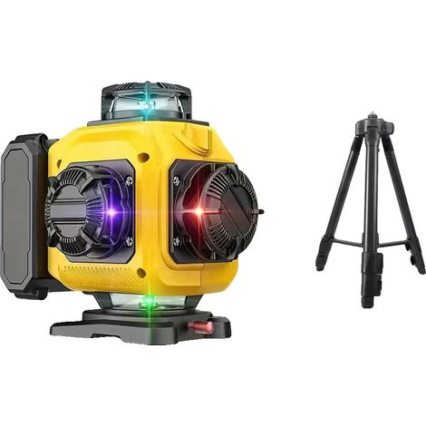 Niveau Laser, 16 Lignes, Design Compact, Boîte en plastique 1 batterie (1/2)