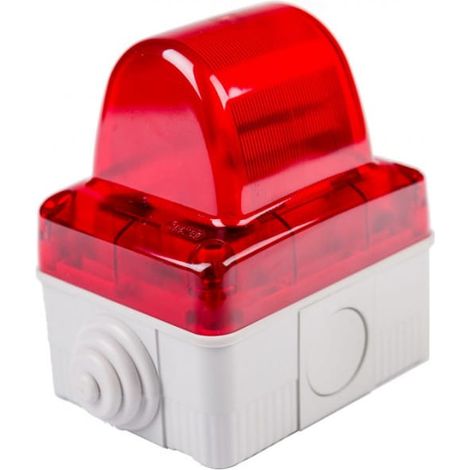 Lámpara de señalización roja intermitente GW27422