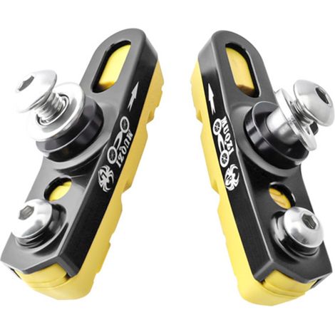 Plaquettes de frein silencieuses pour vélos - plaquettes de frein en alliage d'aluminium, adaptées aux vélos pliants. (1/5)