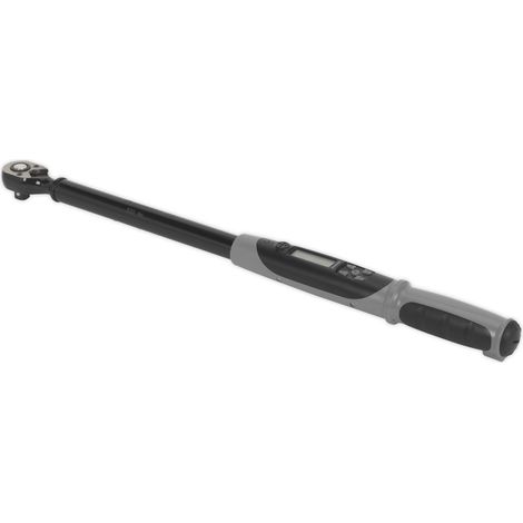 Sealey Premier Black Digital Torque Wrench with Angle Function 1/2""Sq Drive 20-200Nm STW306B