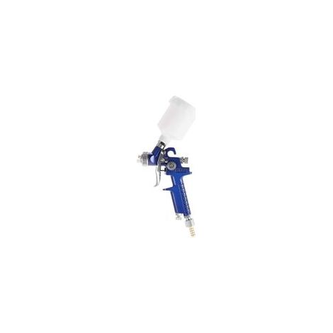 Pistolet pulvérisateur pour Peinture HVLP 1,0 mm Pistolet pulvérisateur 120 ML Pistolet à Peinture avec réservoir Airbrush Kit aérographe (1/5)