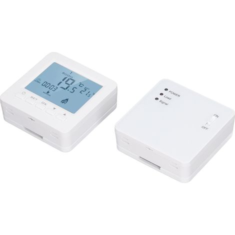 Funkgesteuerter programmierbarer Thermostat, feuerfester elektrischer Temperaturregler AC230V, intelligente Heizung mit Fernbedienung. (1/5)