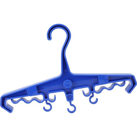 Support de gilet stabilisateur (BCD) multifonction, ergonomique, en ABS, portable et durable, idéal pour les voyages et les sports nautiques (bleu). (1/5)