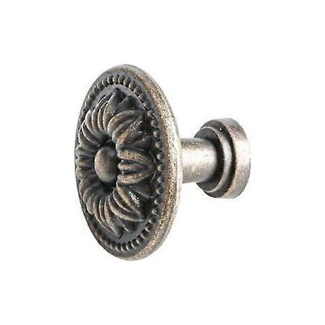 Bouton de tiroir vintage, boutons de porte de meuble rétro 24 mm, bronze, lot de 4 (1/3)