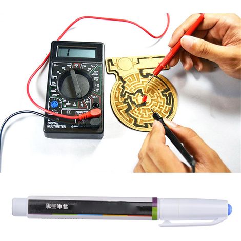 Elektronischer leitfähiger Tintenstift zur Reparatur von Leiterplatten in Fernbedienungstastaturen (1/5)