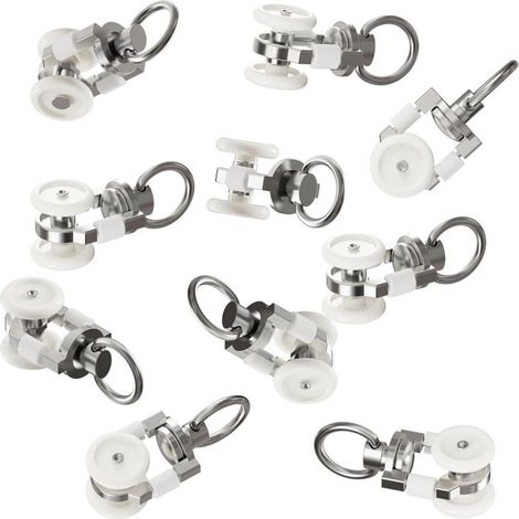 Vorrätige Gardinenschiene mit Leichtmetallrädern und Universalrollen (20 Stück) (1/5)
