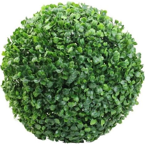 Plante Verte Artificielle en Plastique, Boule Décoration Maison Extérieure Décoration de Fête de Mariage Plantes Boule d'herbe pour Fête Jungle Plage Décorations de Thème (1) (1/5)