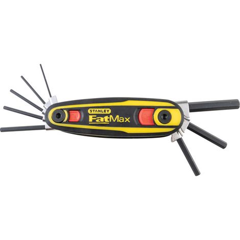 Stanley STA097552 FatMax Locking Hex Key Set Allen Key 1.5mm to 8mm 0-97-552