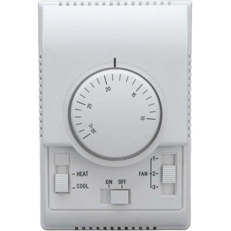 Termostato mecánico para aire acondicionado central de 2 vías, interruptor de control, unidad de aire acondicionado 110-220V (1/4)