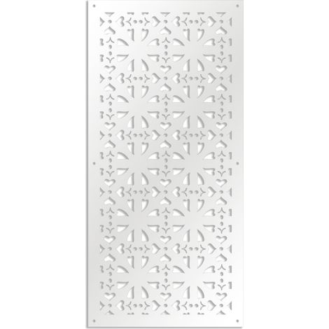 SHAPE - Pannello in PVC traforato - Parasole - Misura: 50x150 cm - Colore: bianco (1/3)