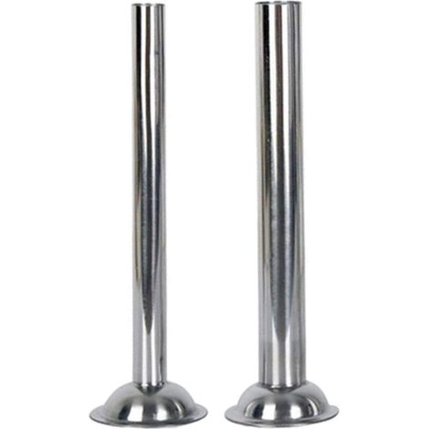 Lot de 2 entonnoirs de remplissage de saucisses, acier inoxydable, remplisseur de saucisses, broyeur en acier inoxydable, tubes de remplissage avec Ø 57 mm, longueurs de tube de remplissage : 158 mm, (1/5)