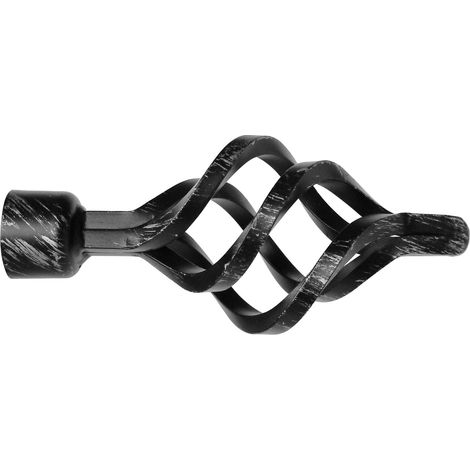 SET 2 TERMINALI CROCO NERO-ARGENTO (1/3)