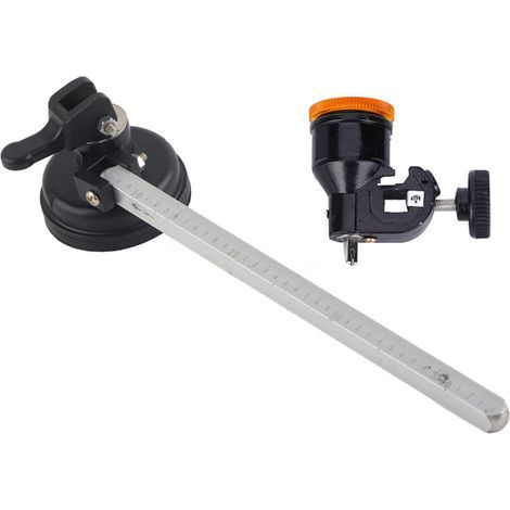 Glass Cutting Tools, Glass Cutting Tool, Circular Glass Cutter, Glass Ceramic Tile Cutting Tools, 40cm Aluminum Alloy Compass (1/4)