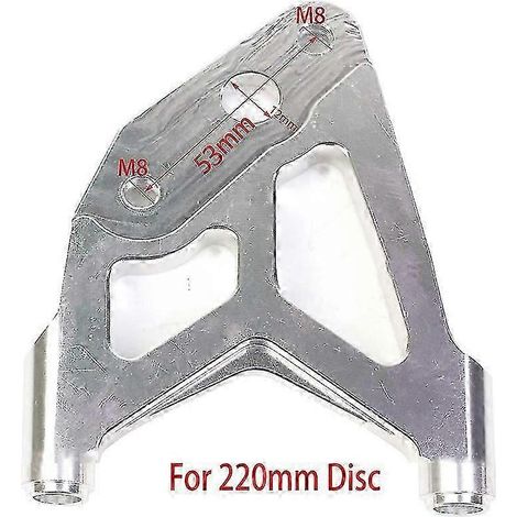 Frein Rpm, étrier 82 mm, disque 70 mm à 3 trous, kit de rotor à 4 pistons, montage radial pour vélo électrique Aerox Nitro BWS 100 Jog 50 (support FAST) (1/5)