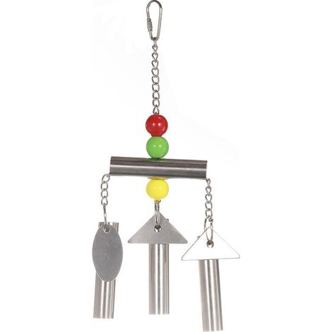 Stainless Steel Parrot Bell Toy Bird Toy Parrot Toy for Small Medium or Large Parrots
