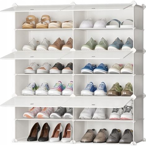 Modularer Kleiderschrank, Schrank, Regal, Möbel, Kleiderschrank, 6 Regalböden, Kleidung, Schuhe (1/5)