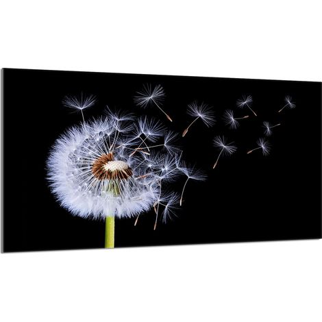 Glasherdschutzplatte 90x52 Blume (1/5)
