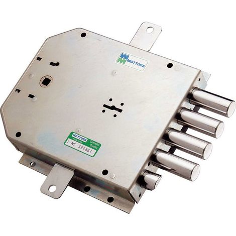 1PZ SERRATURA PORTE BLINDATE APPLICARE D/M 4M+S TRIP. ART. 50.555 E.63 DX
