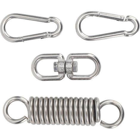 Ressort de Suspension en Acier Inoxydable 304 pour Sac de Frappe, 360°, Capacité 200kg, Idéal pour Boxe et Hamac