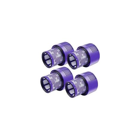 Lot de 4 filtres V10 pour aspirateur Dyson, lot de 4 filtres de rechange pour aspirateur Dyson V10, V10 Absolute, V10 Animal, V10 Motorhead, SV12 pièce de rechange P/N 969082-01.. (1/5)