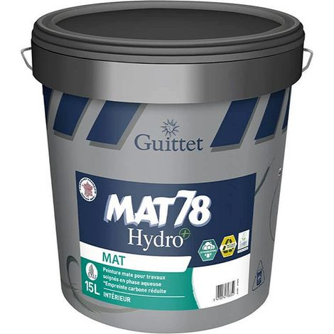 Peinture Guittet Mat 78 Hydroplus Bc Blanc 15l - Guittet