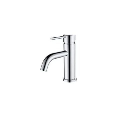 Robinet de lavabo en acier inoxydable 304, robinet de lavabo à surface brillante galvanisée, robinet de lavabo pour armoire de salle de bain (1/5)