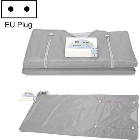 Infrarouge Far-ray Sweat Steaming Zipper Espace Couverture Ménage Déshumidificateur Corps Entier, Couleur: Argent (EU Plug) (1/5)