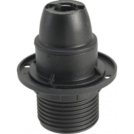 CENTRALE BRICO Douille électrique e14 à vis thermoplastique noir (1/2)