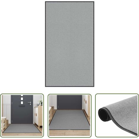 vidaXL Fußmatte Grau 115x200 cm (1/5)