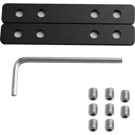 Connecteur de rail 1 phase droit noir métal MAGNETIC TRACK 5 MM Milagro (1/4)