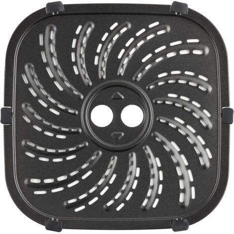 Plaque de cuisson pour Air Fryer [pour le multicuiseur XXL 7en1 SatisFry 8 L 27170-56] pour des résultats croustillants, lavable au lave-vaisselle, pièce détachée, accessoire N700640