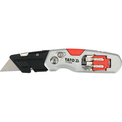Cuchillo utilitario Yato yt-75210 aluminio acero SK5 (1/3)