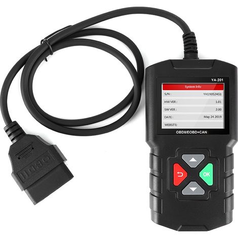 Jeffergarden CAR OBDII / EOBD Código de falla del escáner Reader Auto Diagnóstico Herramienta de escaneo