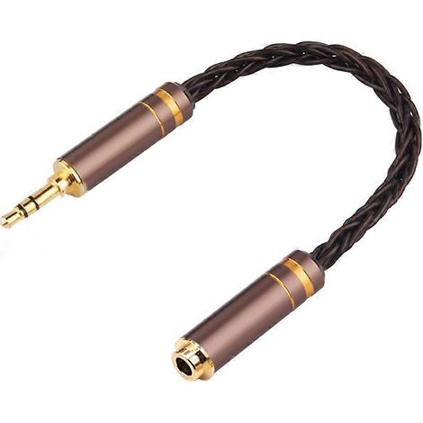 Câble audio symétrique HiFi, adaptateur casque 8 broches, adaptateur jack AUX 3,5 mm mâle vers femelle B (1/5)