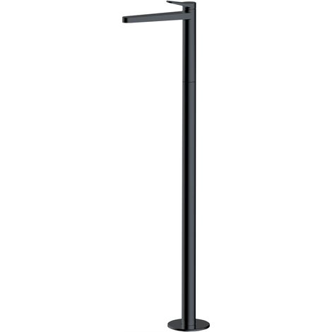 RAK Petit Round Matt Black Floorstanding Basin Mixer Tap - RAKPER3030B (1/3)