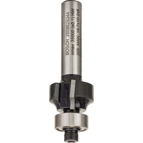 Bosch  Fresa  de  redondear  Standard  for  Wood  8  x  18  mm  7  x  53  mm  -  2608628344 (1/4)
