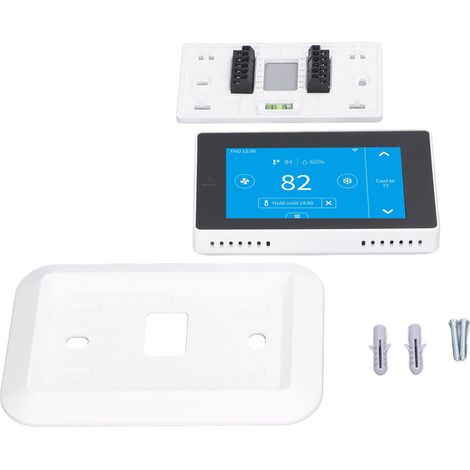 Thermostat WiFi 4,3 pouces écran tactile, régulateur de température intelligent compatible Tuya, contrôle à distance via application mobile, programmateur chauffage, pour maison et bureau. (1/5)