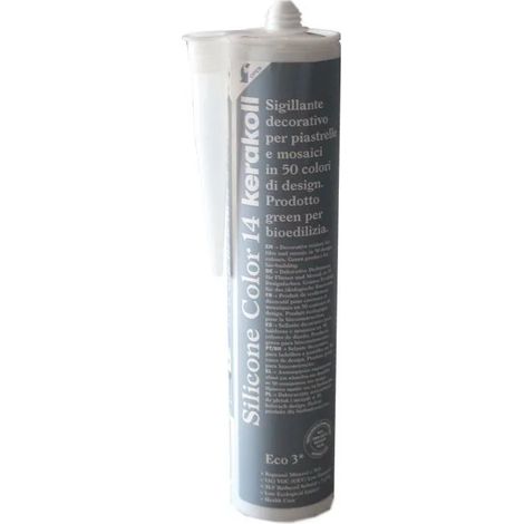 Silicone sigillante decorativo piastrelle mosaici giunture fughe colorato 310 ml colore- n 14 - confezione 1