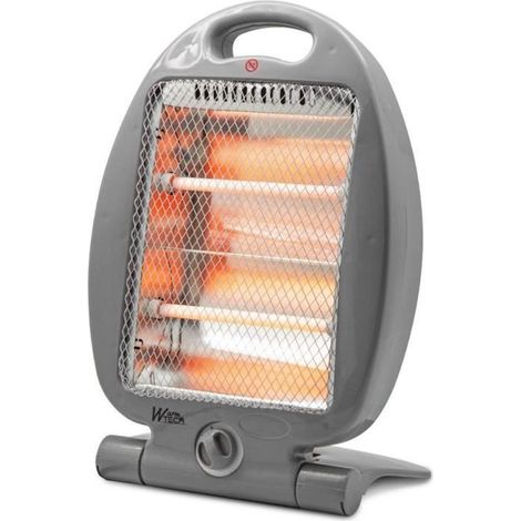 Riscaldamento alogeno - 800 W - WARMTECH - WTHH800 - Grigio (1/4)