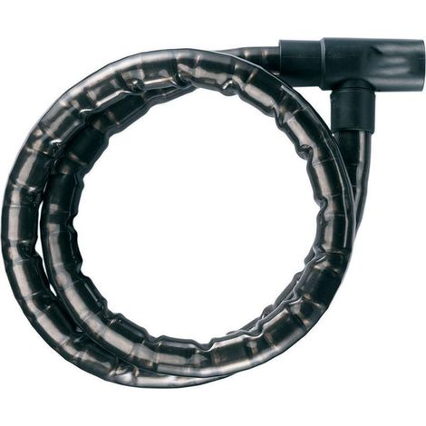 Cable Antivol Moto [1,2 m Câble] [Clé] [Extérieur] Idéal pour Moto, Scooter et Vélo (1/4)