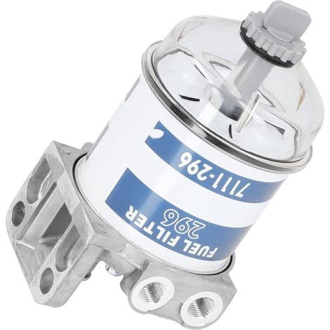 Rosvola Ensemble de filtre à carburant, ensemble de filtre à carburant 7111-296 Remplacement adapté pour Massey Ferguson 133 135 140 145 165 168 175 178