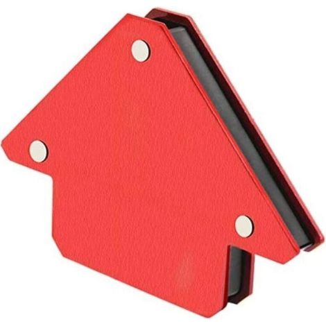 Aimant Soudure Equerre Soudure Magnetique avec Angle 45° 90° 135° - 25BL/11KG (Rouge) (1/5)