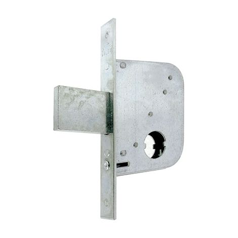 SERRATURA CANCELLO INFILARE 071454 WELKA  B.Q ZINC F.MM 22 F.TONDO M2 E.MM 45 C.MM 68