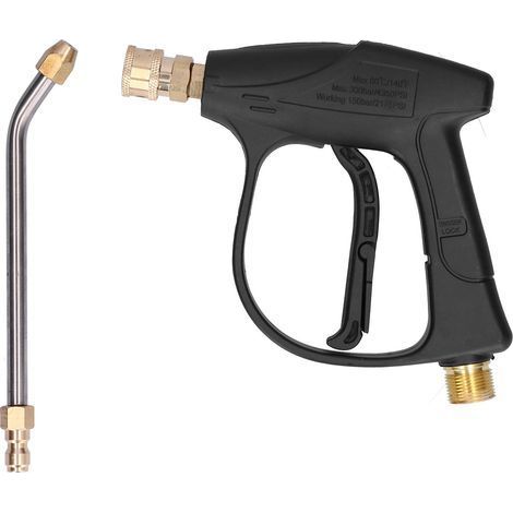 3000psi High Pressure Cleaning Gun Sprayer with Angled Nozzle for M22 Threaded Inlet Connector (1/5)
