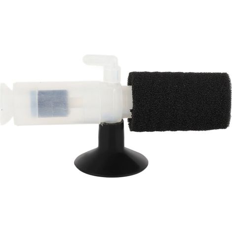 Filtre Éponge Mini Aquarium Ultra Silencieux avec Ventouse – Plastique et Éponge – Idéal pour Petits Bacs