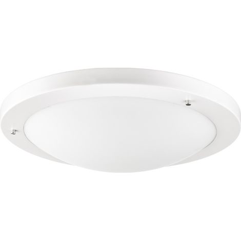 Disco Plafoniera 2X52W 230V E27 Ip44 Bianca (Marino Cristal Cod. 43545)