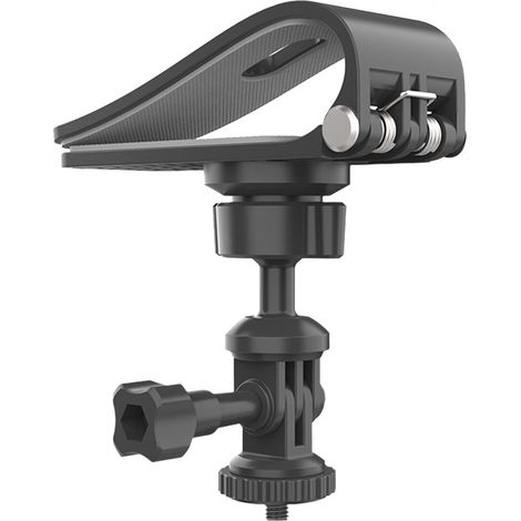 Supporto per aletta parasole auto, supporto per auto integrato con clip per telefono, Geschikt voor camera and smartphone accessory, supporto per aletta parasole auto per action cameras. (1/4)